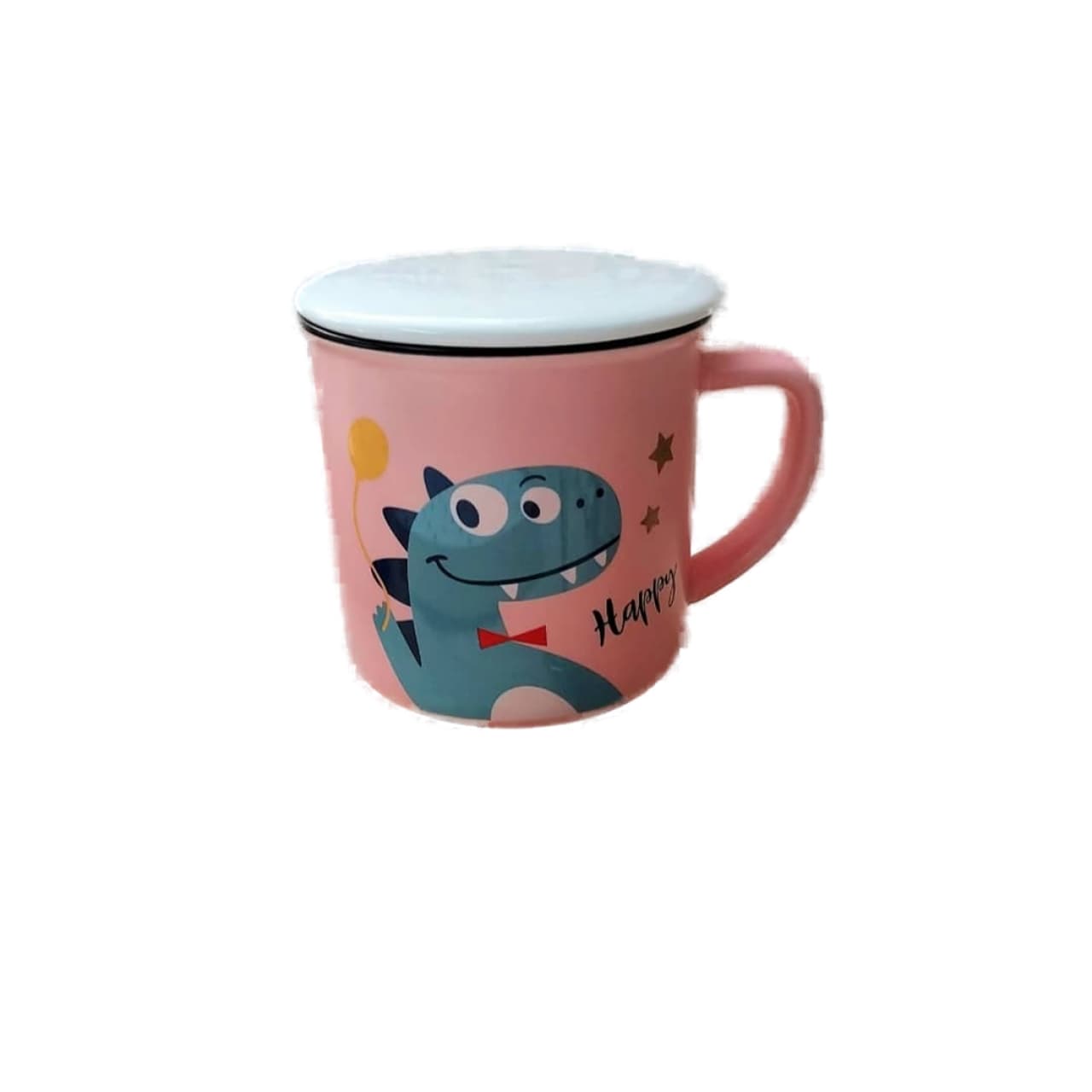 ماگ دایناسوری درب دار سرامیکی