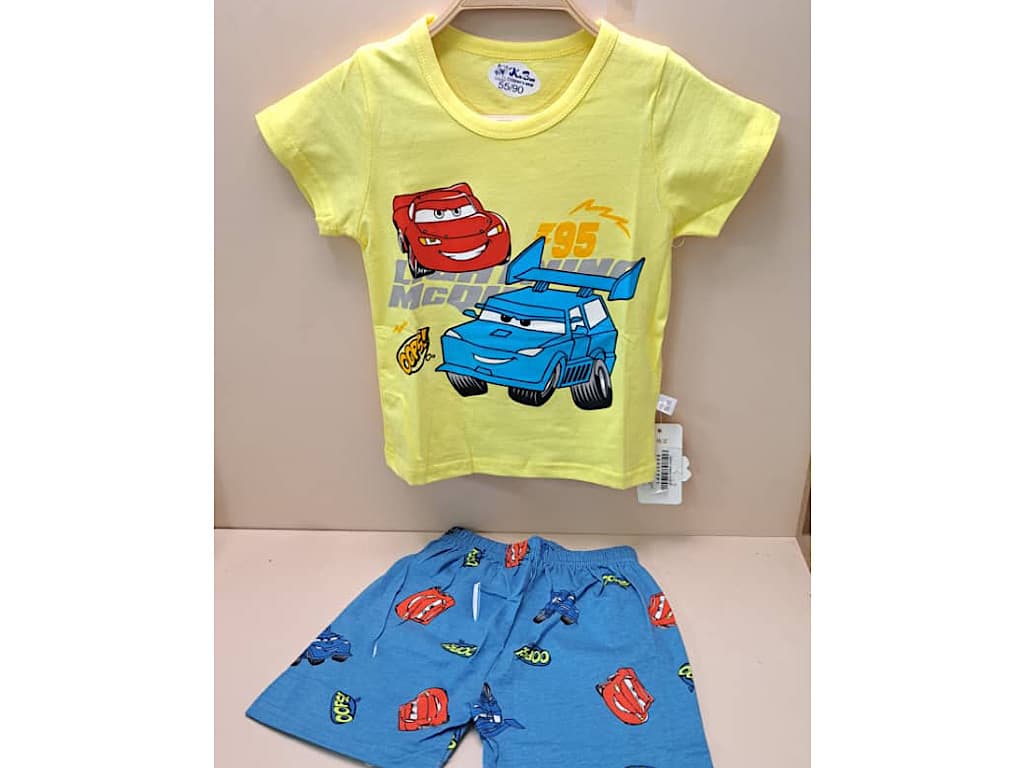 تیشرت و شلوارک راحتی پسرانه طرح مک کوئین کوبااو Ku bao
