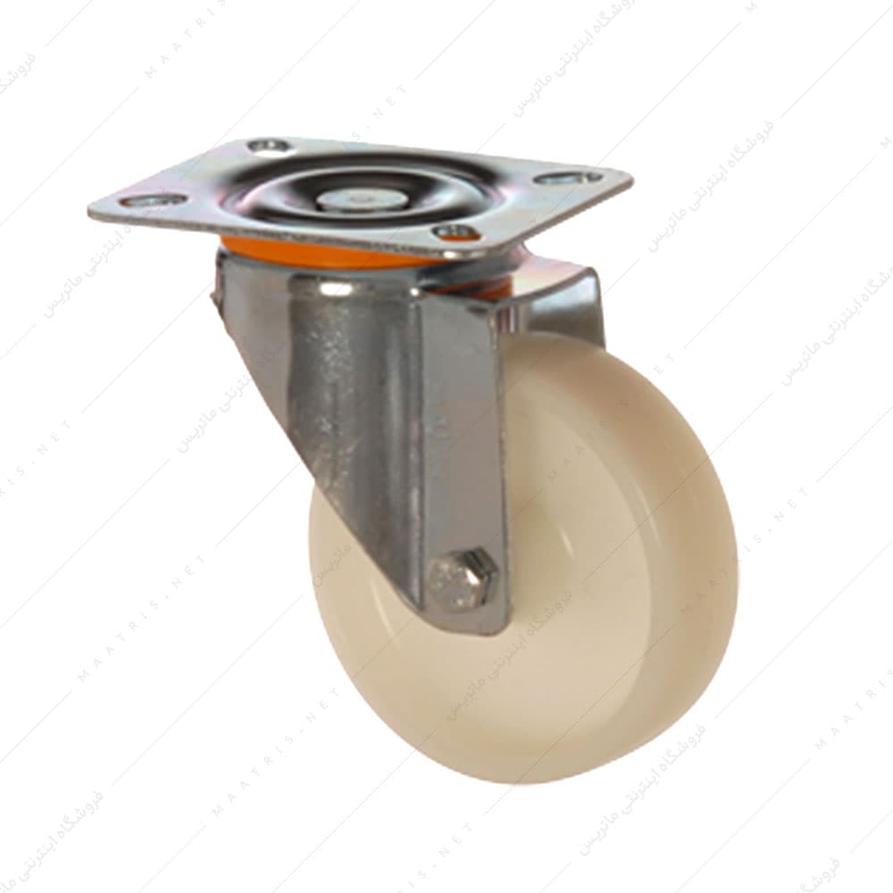 چرخ پلی آمید قطر 125 میلیمتر با اسکلت سبک (گردان)