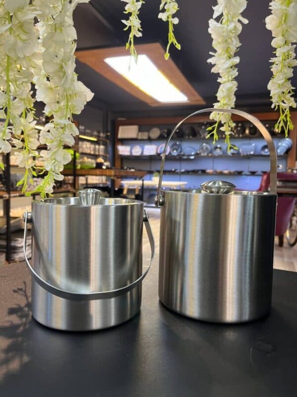 یخدان استیل سایز کوچک درب دار کد 54