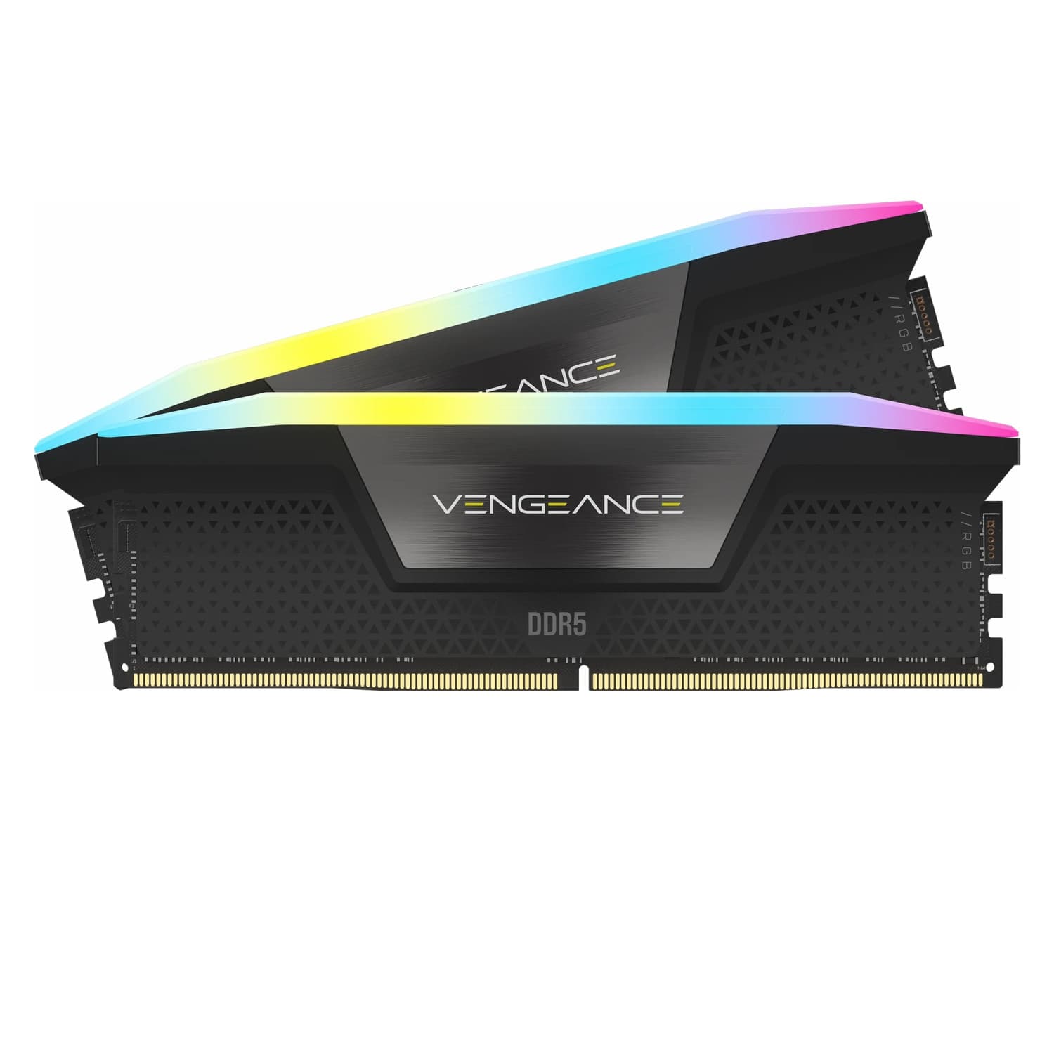 رم کورسیر مدل VENGEANCE RGB 32GBx2 5600MHZ CL40 DDR5 ظرفیت 64 گیگابایت