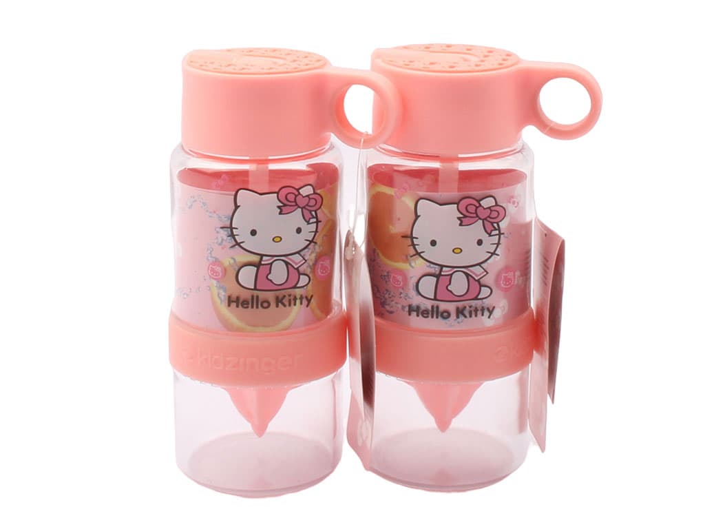 قمقمه و آب پرتقال گیری دو طرفه هلوکیتی Hello kitty