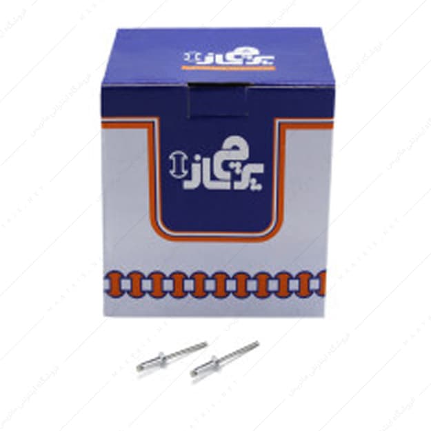 میخ پرچ سایز 5×21 میلی متر برند پرچ ساز بسته 500 عددی