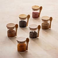 جا ادویه 6 عددی شیشه امسان لیا