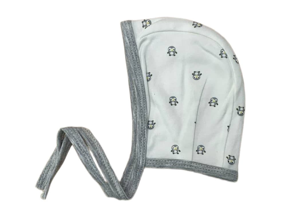 کلاه بندی نوزادی طرح پنگوئن baby 4 life