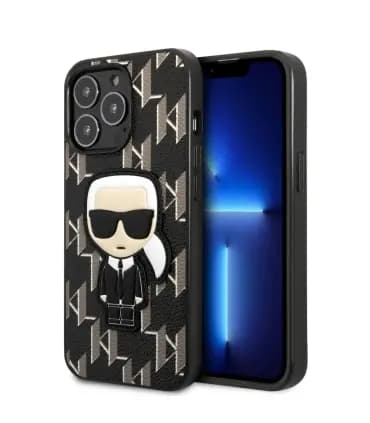 قاب کارل چرمی برجسته لاگرفلد موبایل آیفون iPhone 13 Pro