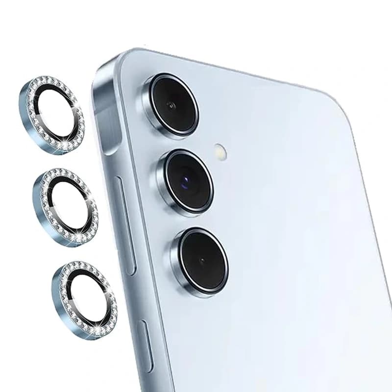 گلس لنز رینگی Samsung Galaxy A55 مدل نگین دار دیاموند