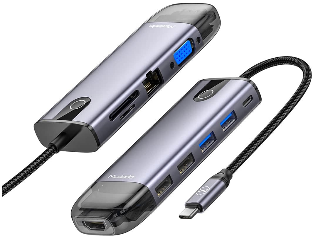 هاب تایپسی 10 پورت مکدودو مدل HU-7420