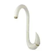 شیر ظرفشویی تکی با علم عصایی راسان مدل هیپو سفید