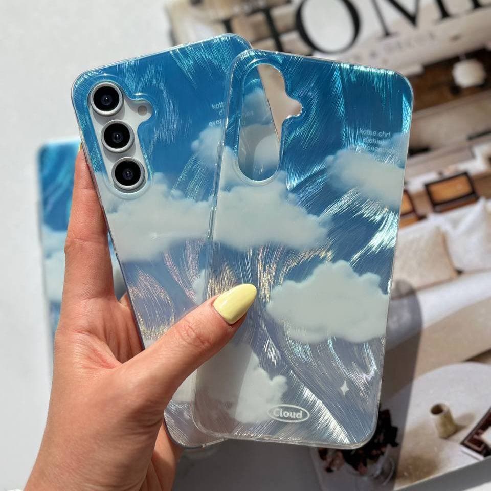 قاب هلوگرامی آسمان آبی