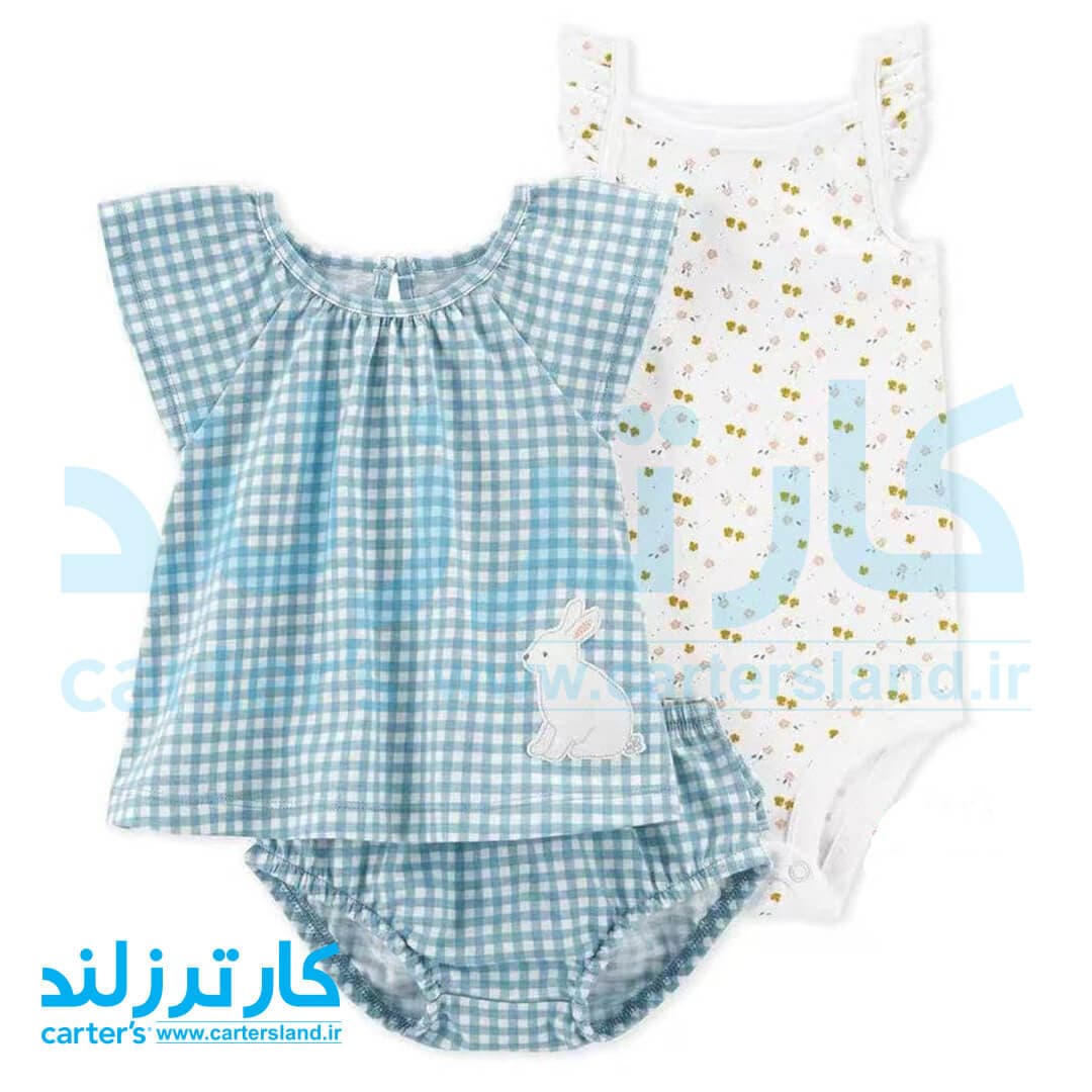 سه تکه دخترانه کارترز کد 2419