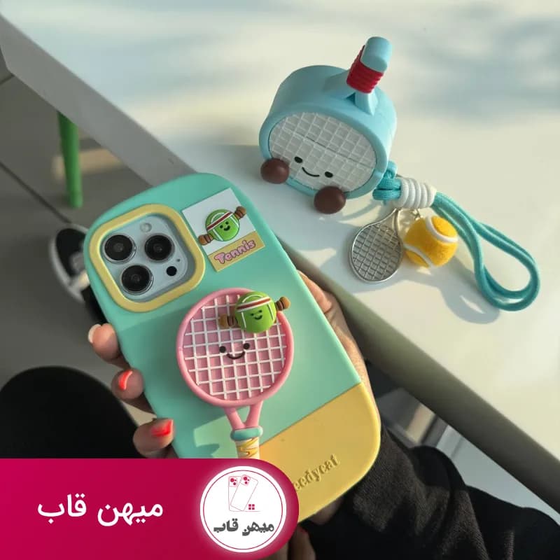 قاب گوشی آیفون تنیس پاپ سوکتی - کد (۶۵۸۲۳)