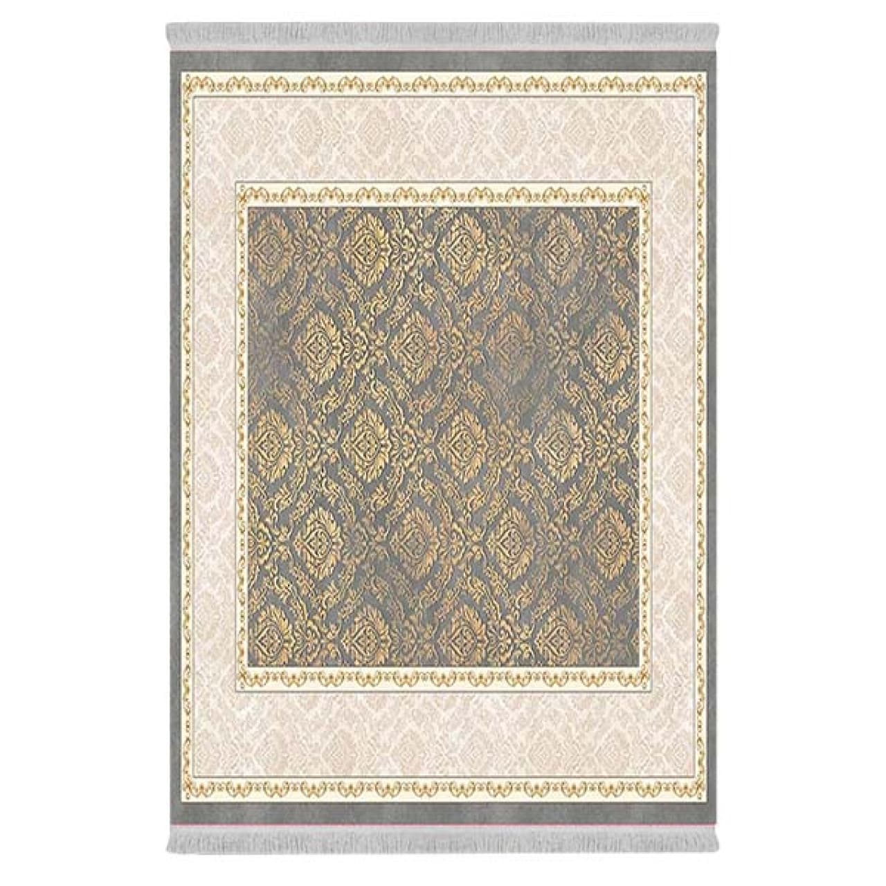 فرش پارچهای دفه مدل فرشینه طرح مدرن کد 1086