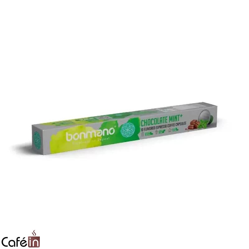 کپسول قهوه بن مانو طعم شکلات نعنا chocolate mint