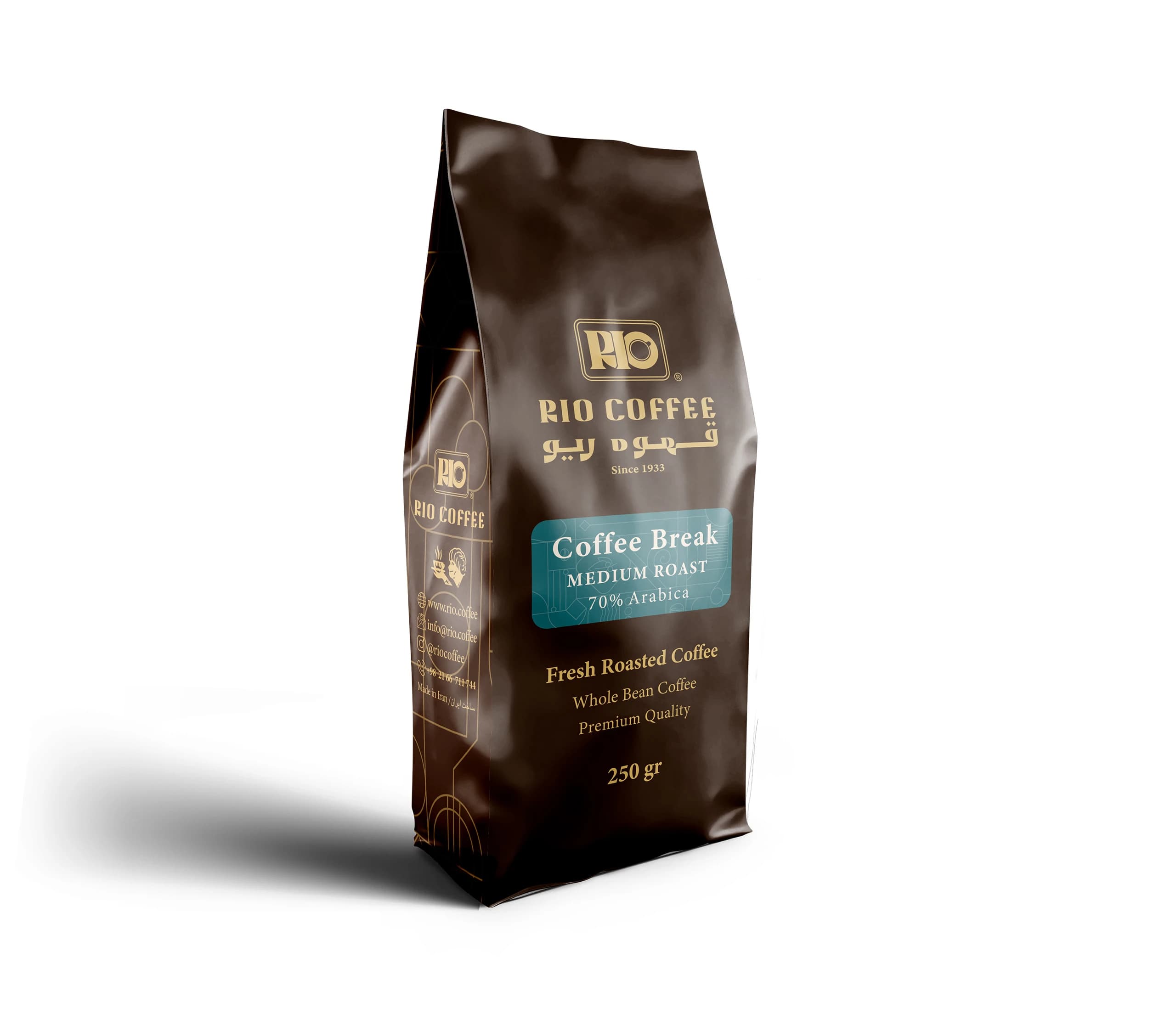 قهوه کافی بریک %70 عربیکا - 250 گرمی