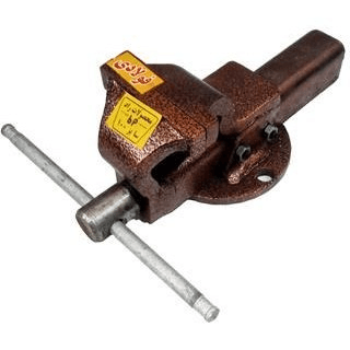 گیره رومیزی فولادی سایز 100 برند راد صنعت آمل رنگ قهوه ای