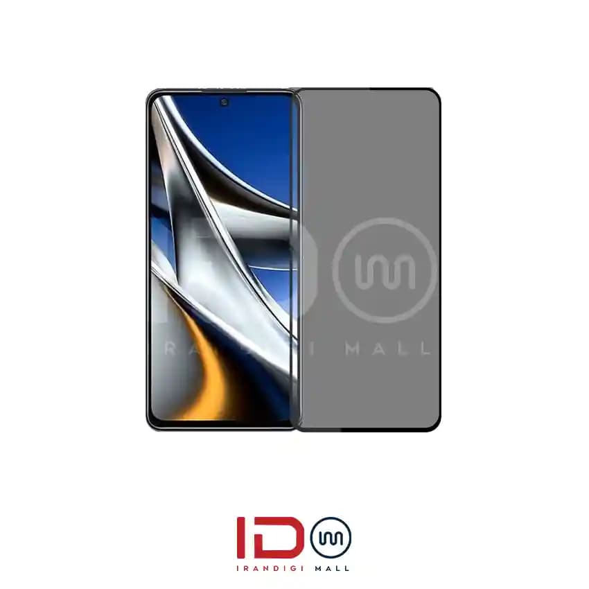 گلس پرایوسی شیشه ای تمام صفحه گوشی شیائومی Poco X4 pro