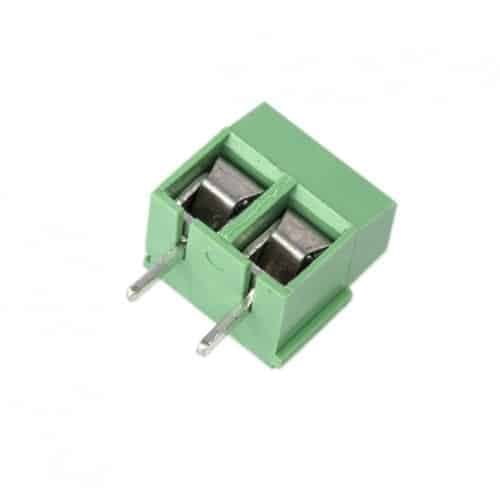 ترمینال پیچی مدل KF128-2Pin رنگ سبز بسته 5 تایی