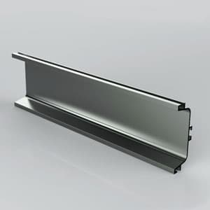 پروفیل دستگیره C شکل سارو مدل SC-011 سایز 4 متری نقره ای