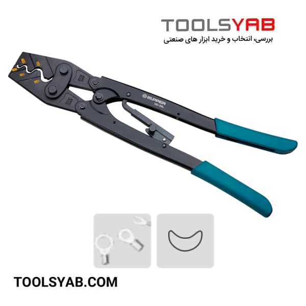 پرس سر سیم ۵.۵ الی ۵۰ مدل HD-50L زوپر Zupper