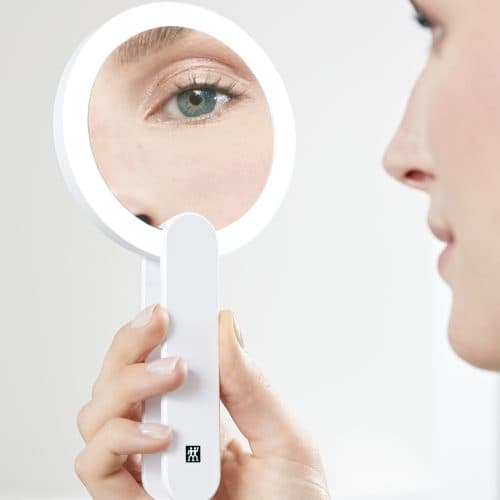 آینه مخصوص آرایش زولینگ با بزرگ نمایی ۱۰ برابر zwilling LED makeup mirror 10x