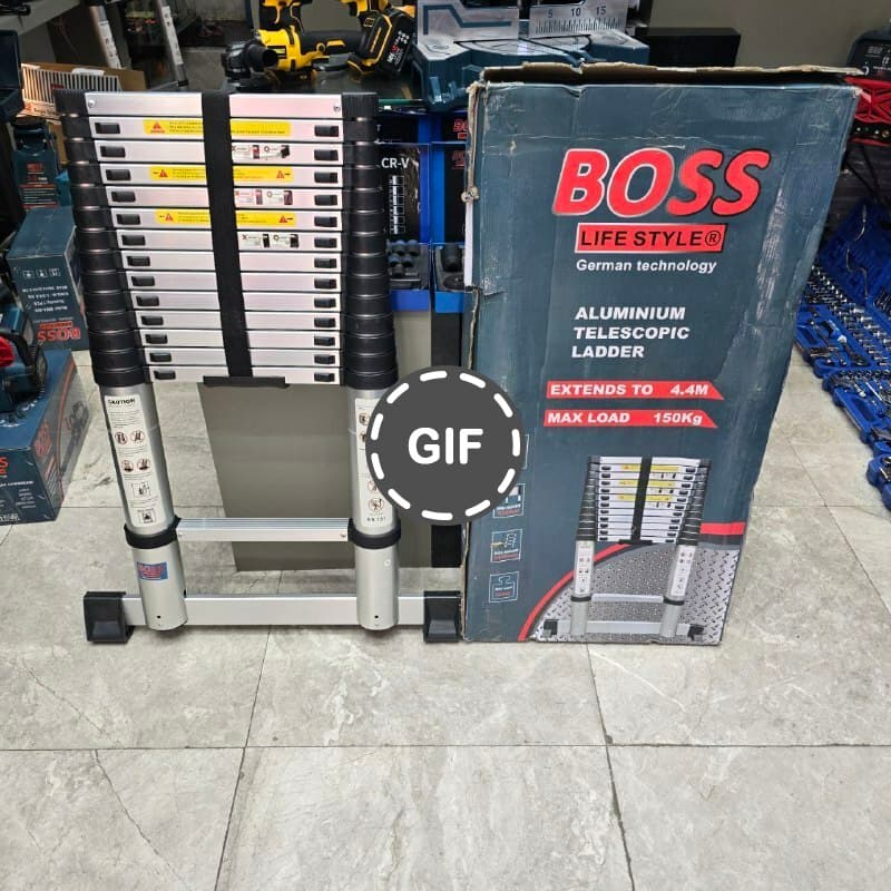 نردبان تلسکوپی ۴.۴ متری صنعتی باس مدل Bs-ladder4.4