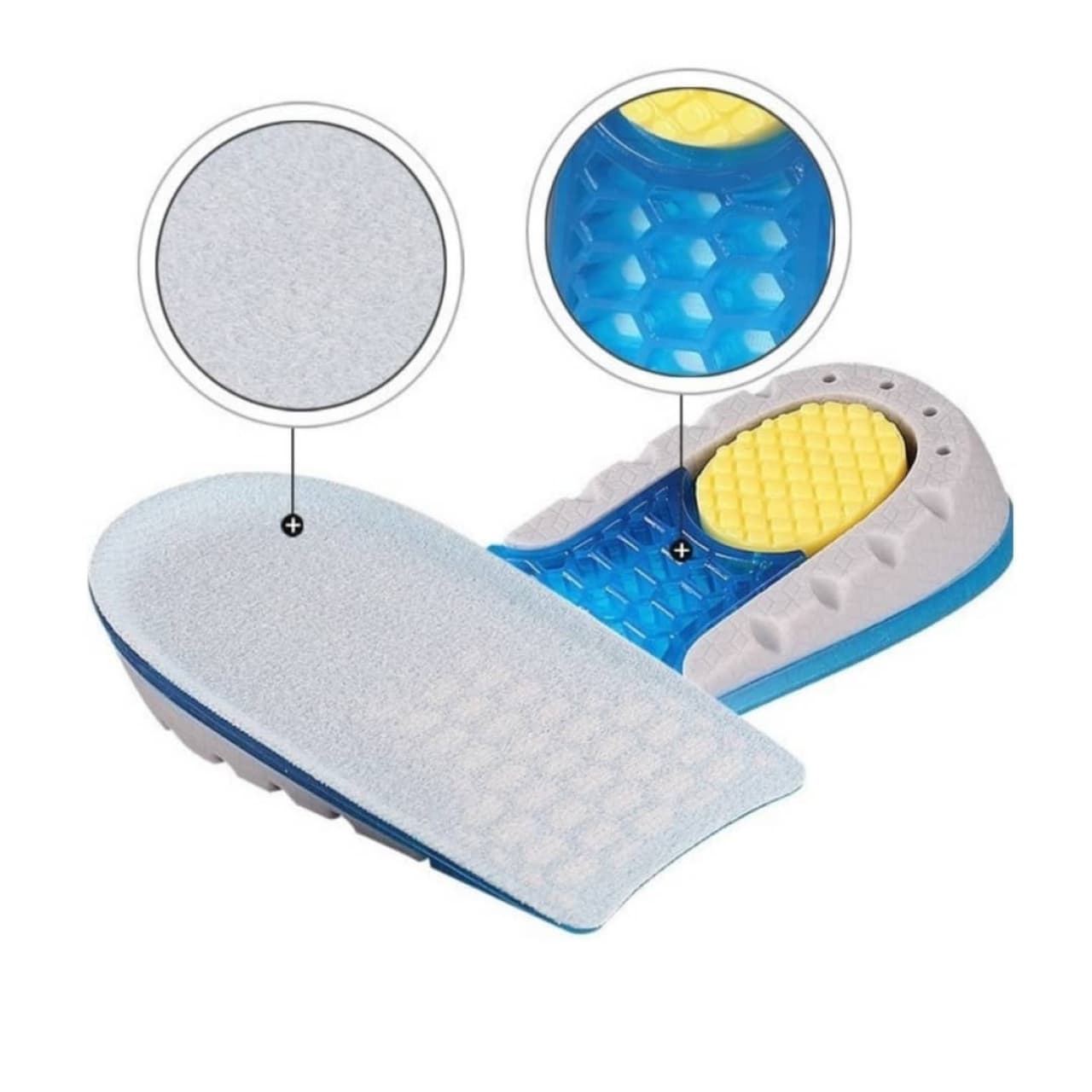 پد افزایش قد طبی مدل سیلکونی مناسب خار پاشنه 1/5 سانتی متری