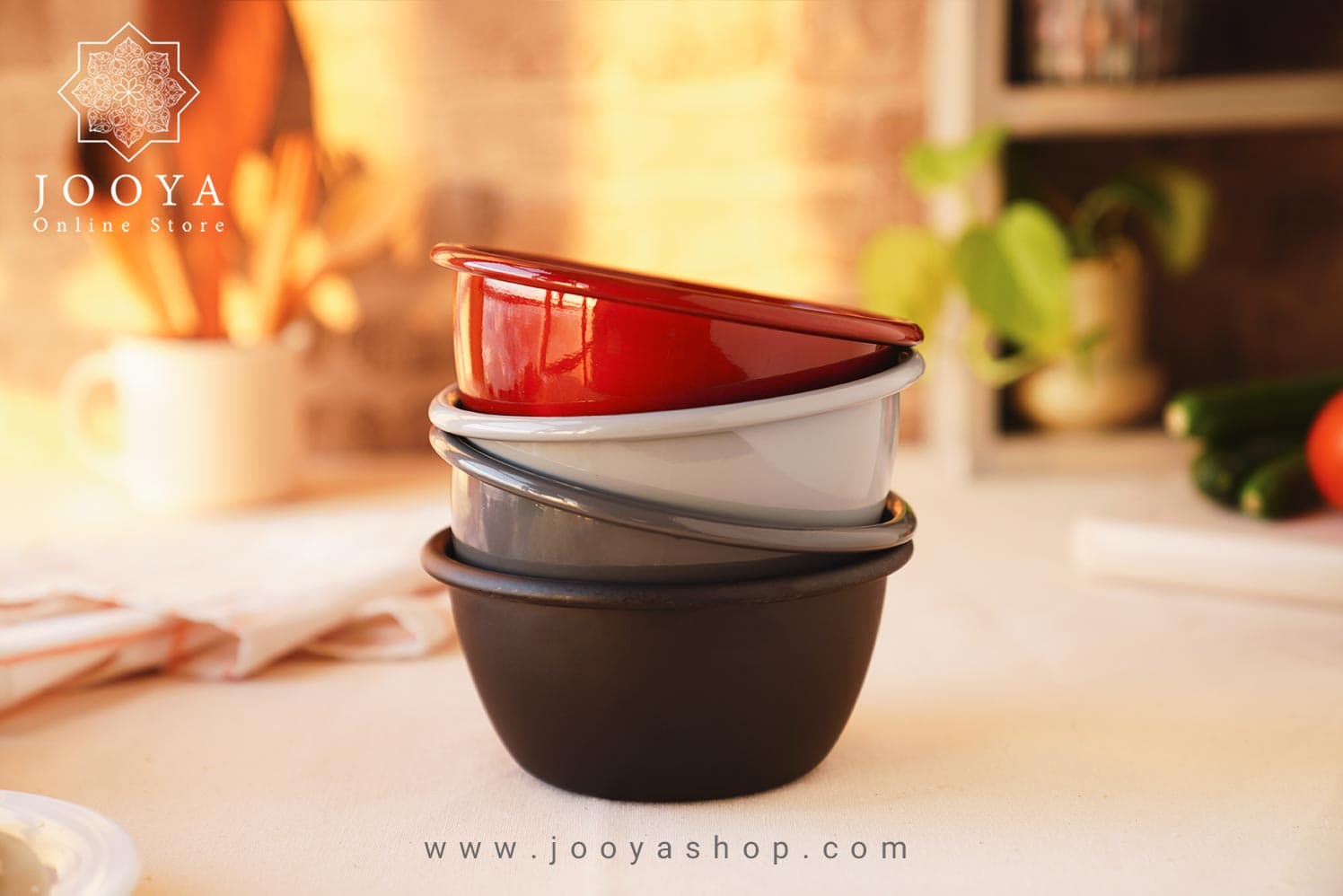 کاسه فلزی راما طرح ۱