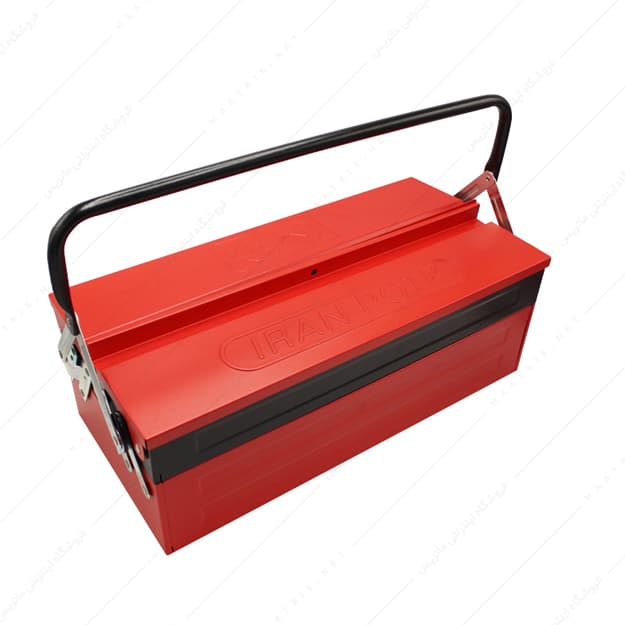جعبه ابزار فلزی 2 طبقه 36 سانت برند ایران پتک