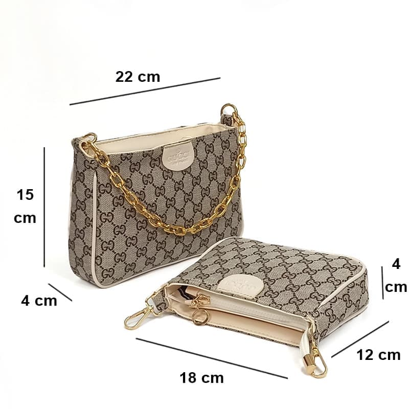 کیف دوقلو گوچی بند زنجیری