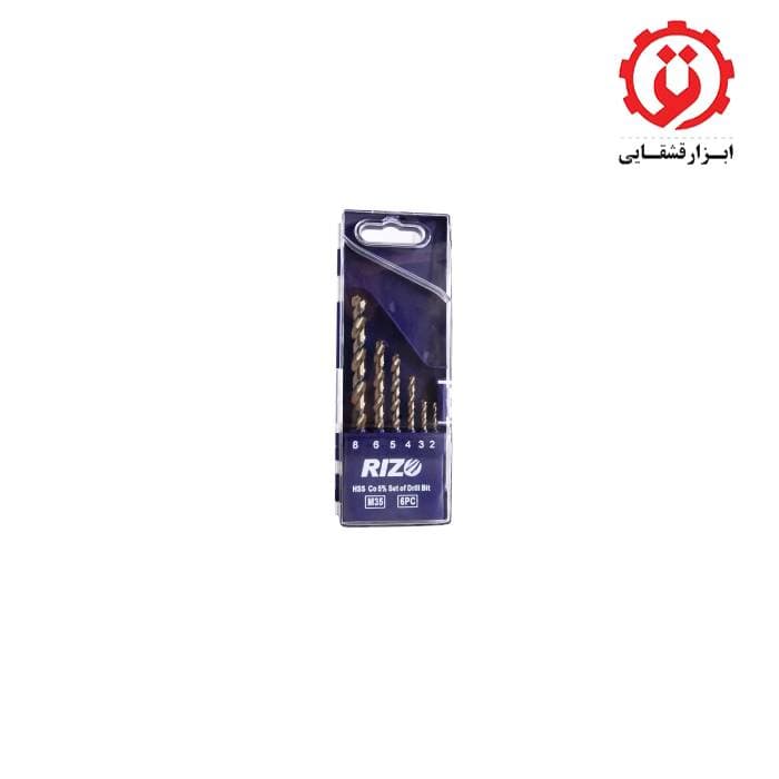 سری 6 عددی مته کبالت 5% ریزو مدل SO6PS