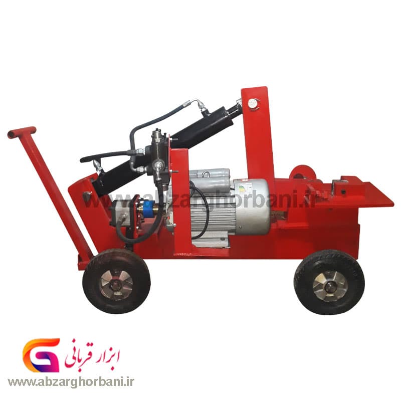 قیچی میلگرد بر برقی 32 دو کاره چرخ دار