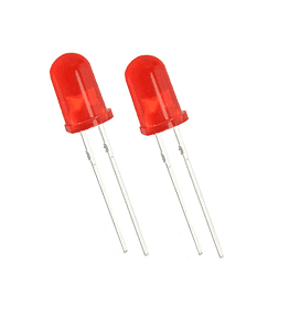 LED قرمز مات 5mm – بسته 20 تایی