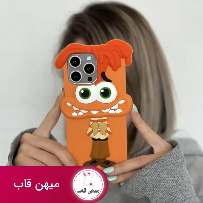 قاب گوشی آیفون Inside Out طرح اضطراب عروسکی - کد (۵۴۹۸۷)
