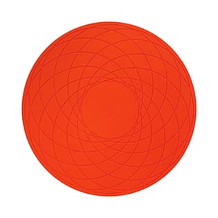 زیر بشقابی گرد سیلیکونی کورال هندسی