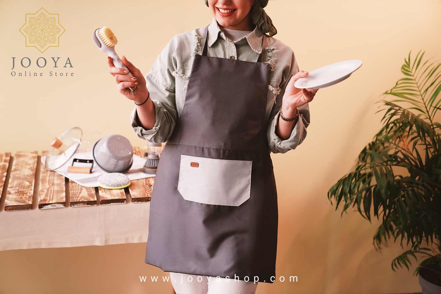 پیش بند WS COOKING سورمه ای