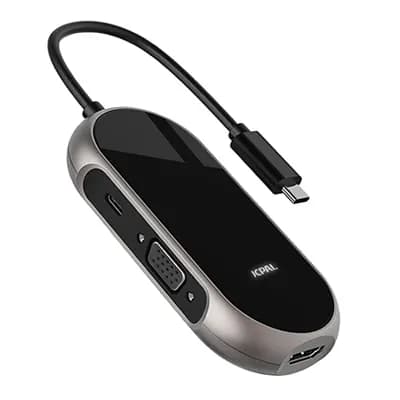 هاب USB-C برند JCPaL مدل onyx دارای 6 پورت