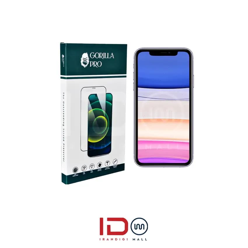 گلس و محافظ هیدروژلی (شفاف) نمایشگر گوشی اپل مدل iPhone 11