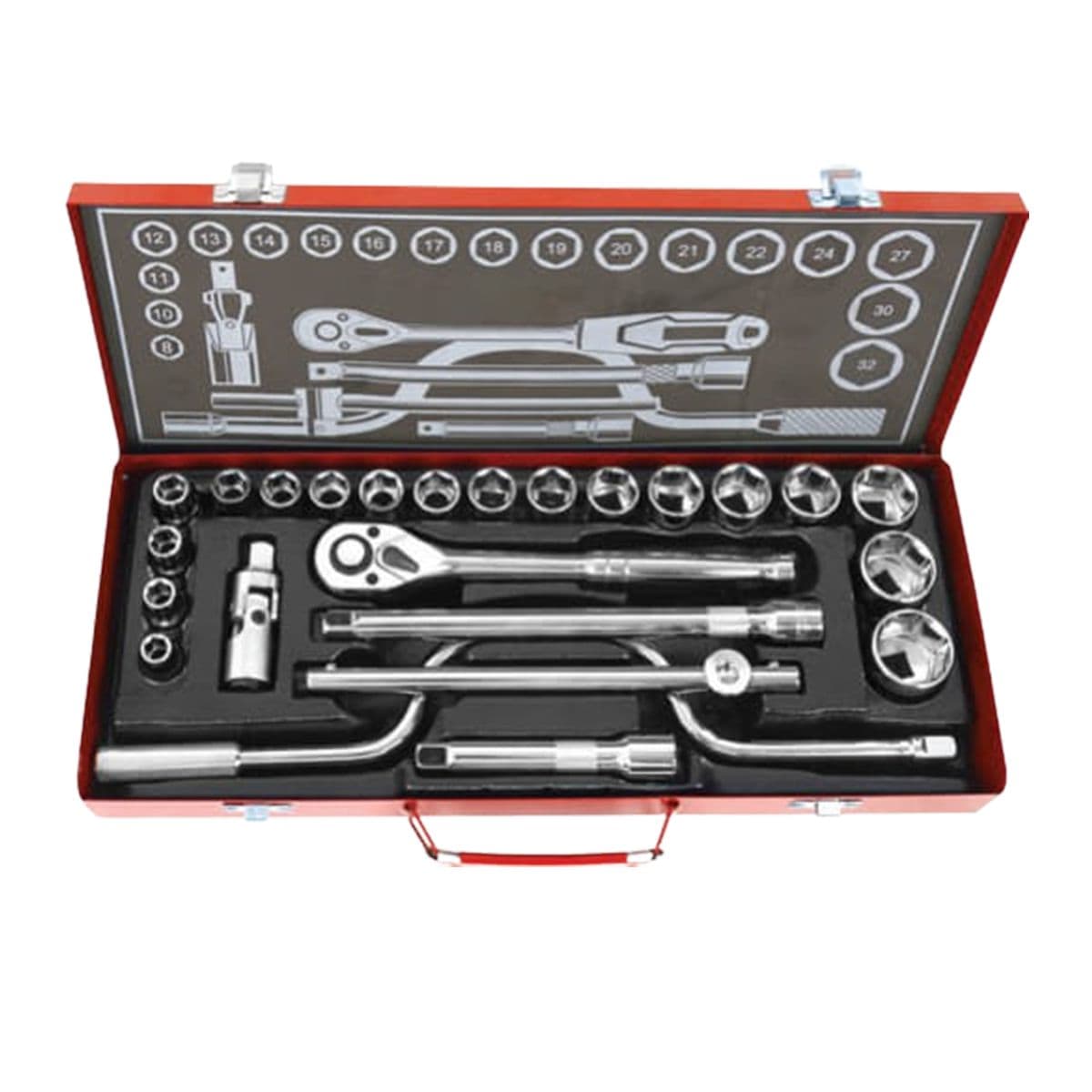 جعبه بکس 24 پارچه 1/2 درایو LK کد WT122024D