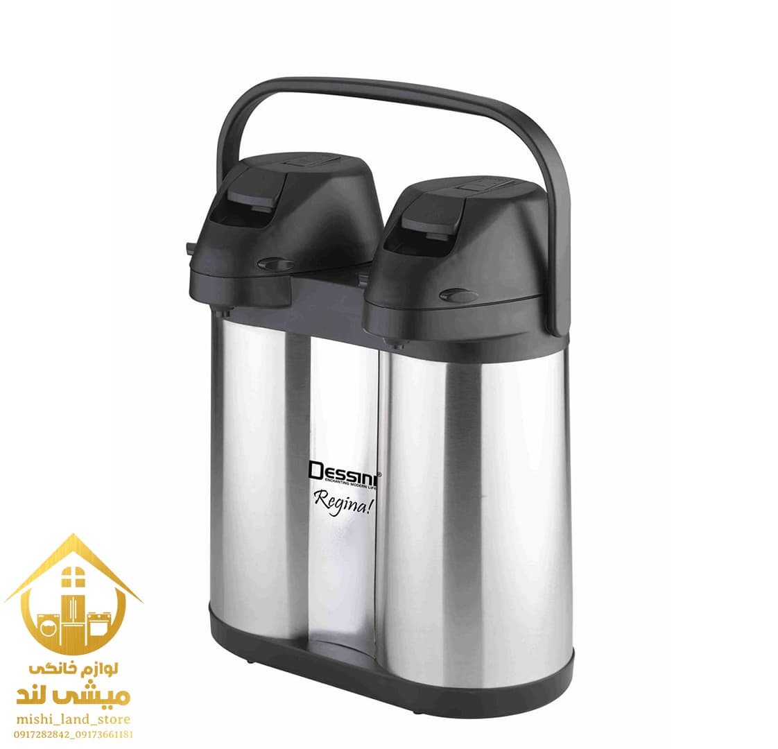 فلاسک دوقلو استیل2+2 لیتری دسینی