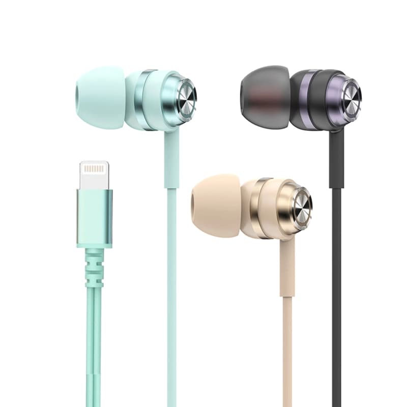 ایرفون سیمی مکالمه دار مدل لایتنینگ اس زد ایکس SZX 889 (اتصال خودکار ، بدون قطعی)