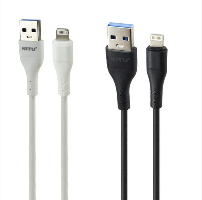 کابل USB به لایتنینگ نیتو NITU NC130 طول 1.2 متر 2.4 آمپر
