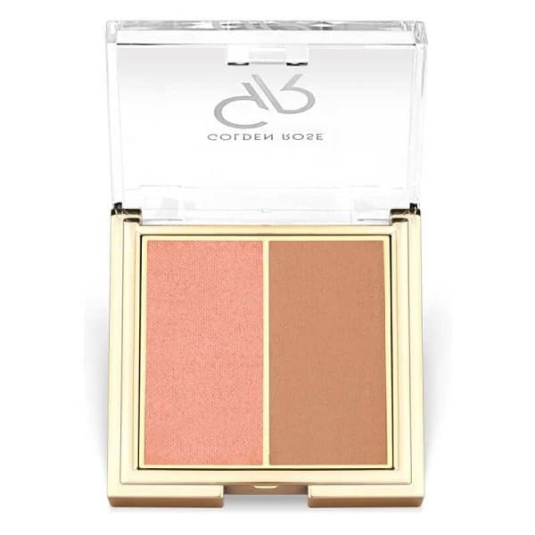 رژگونه دوقلو گلدن رز مدل Iconic Blush Duo