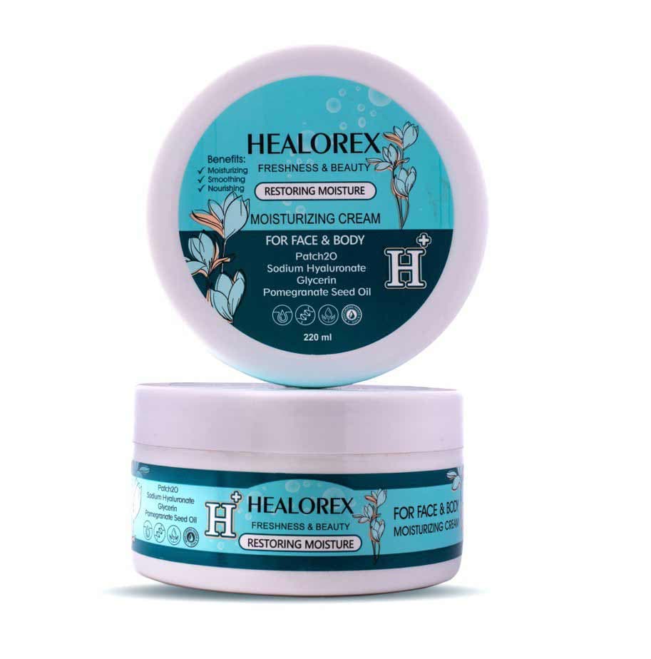 کرم آبرسان دست و صورت (هیلورکس) 220 میلی لیترHealorex