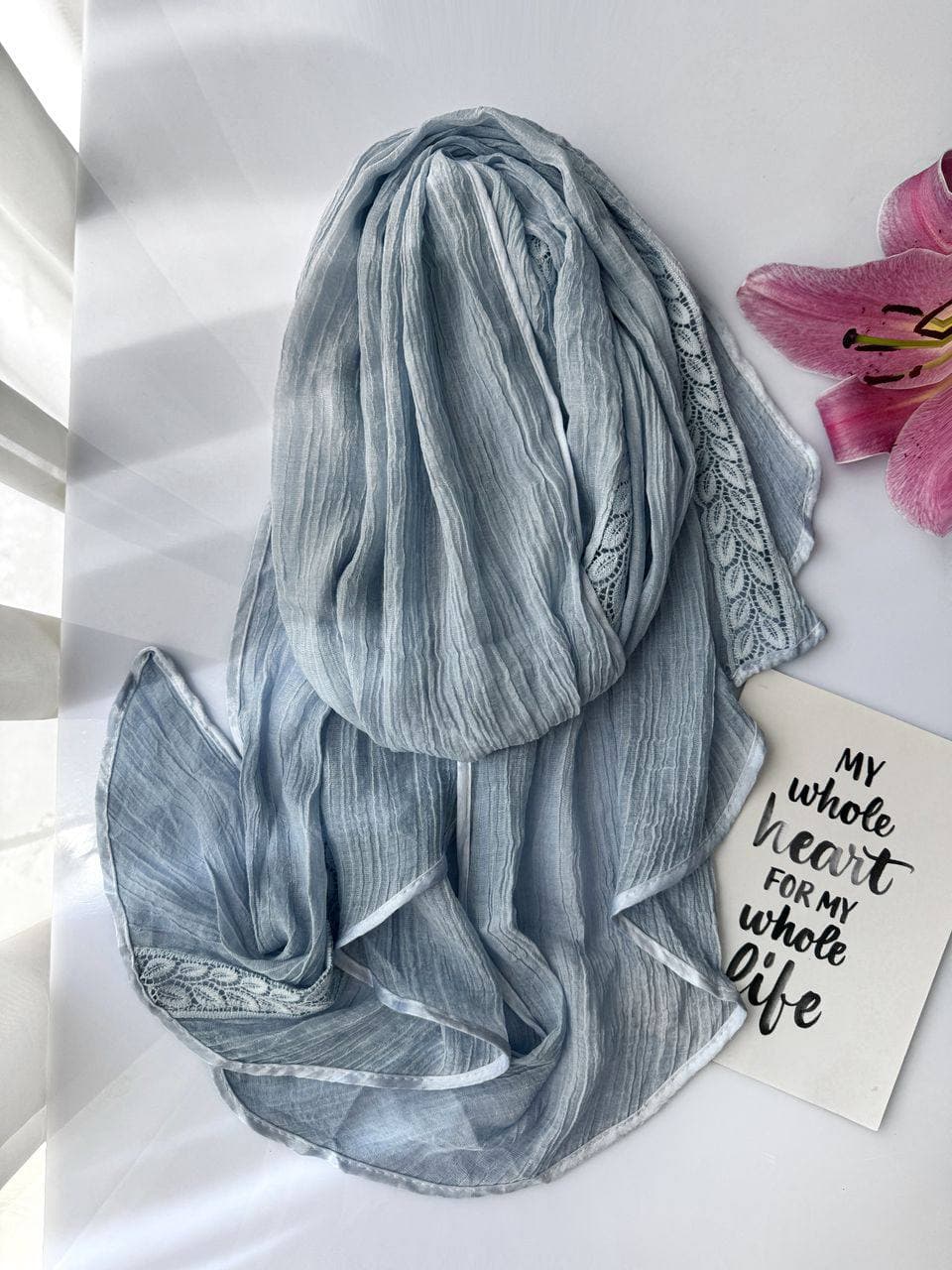 شال دانتل حاشیه ماهی