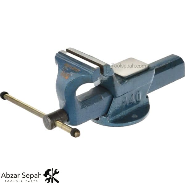 گیره رومیزی ایران صنعت سایز 140 با فک فولادی