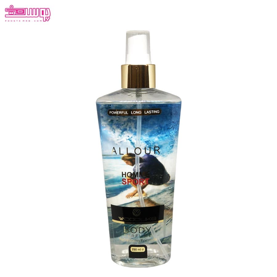 بادی اسپلش آلور اسپرت وودلایک حجم ۲۵۰ میلی لیتر