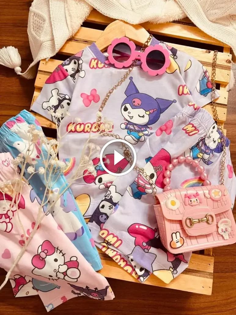 تیشرت شلوارک ملودی و کرومی GAP