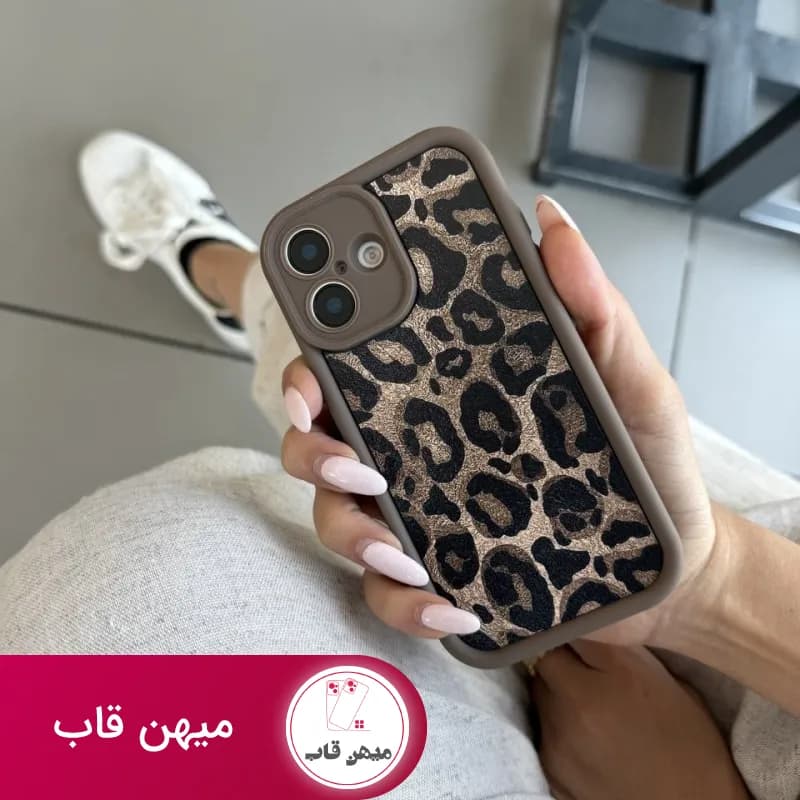 قاب گوشی پلنگی بدون بند آویز - کد (۸۳۱۶۸)