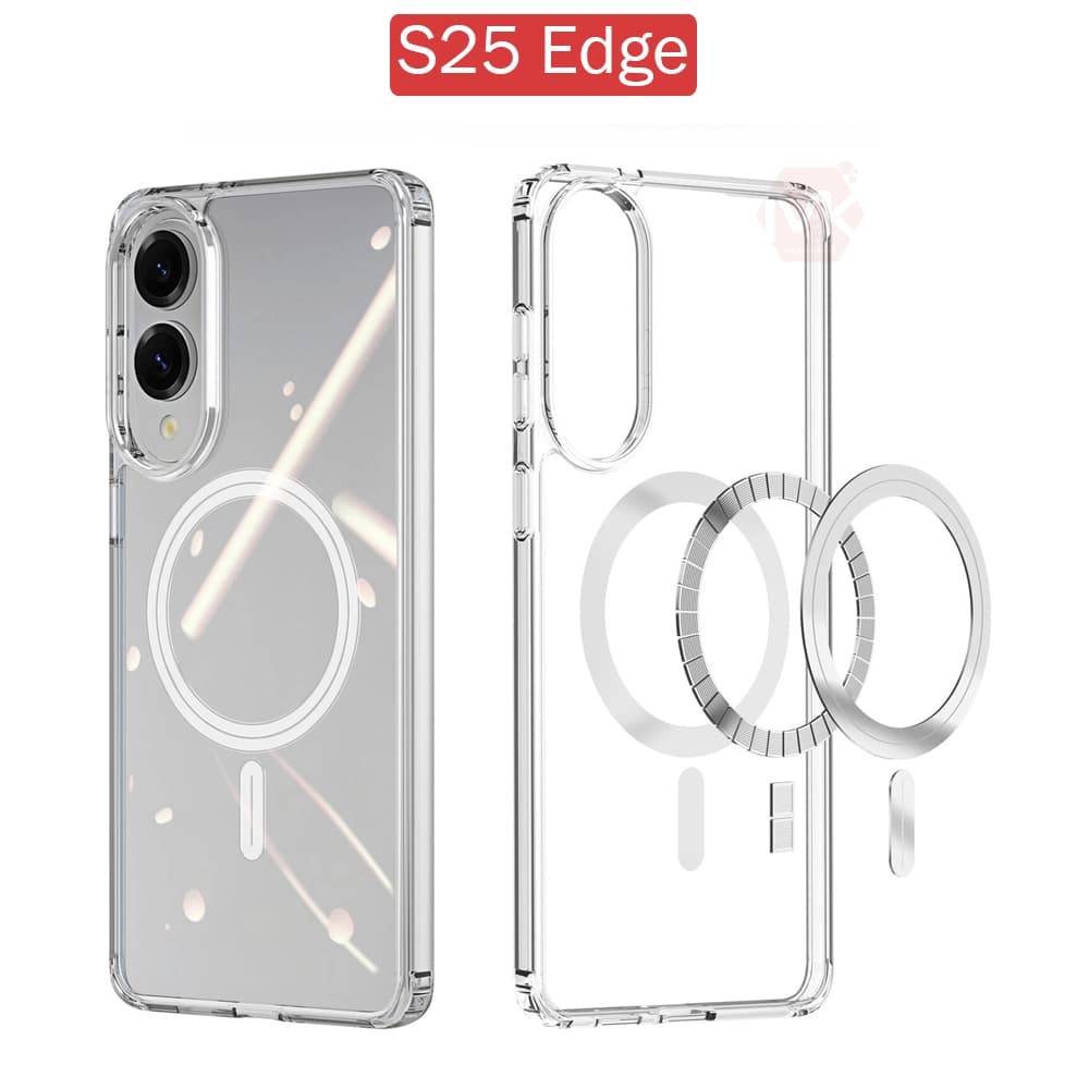 قاب محافظ سامسونگ Hybrid Clear Magsafe Case | Galaxy S25 Edge